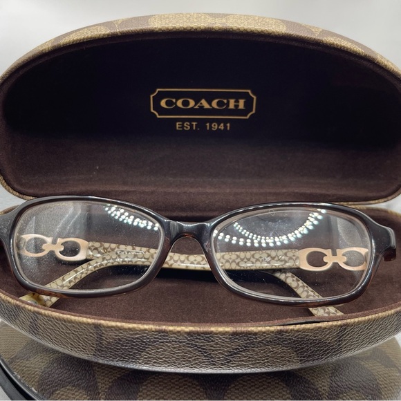 Authentic Coach Vanessa Glasses HC 6017 with Coach Lined Eyeglass Case - Picture 8 of 8